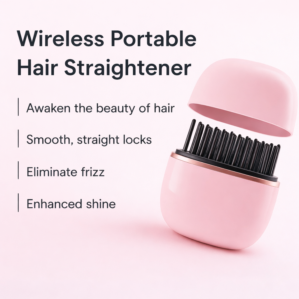 Portable Hair Straightening Comb