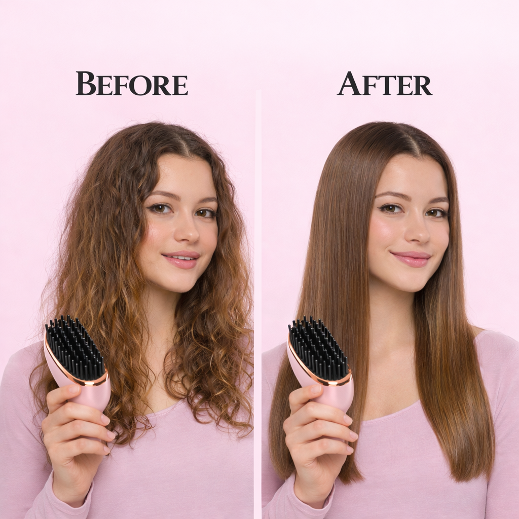 Portable Hair Straightening Comb