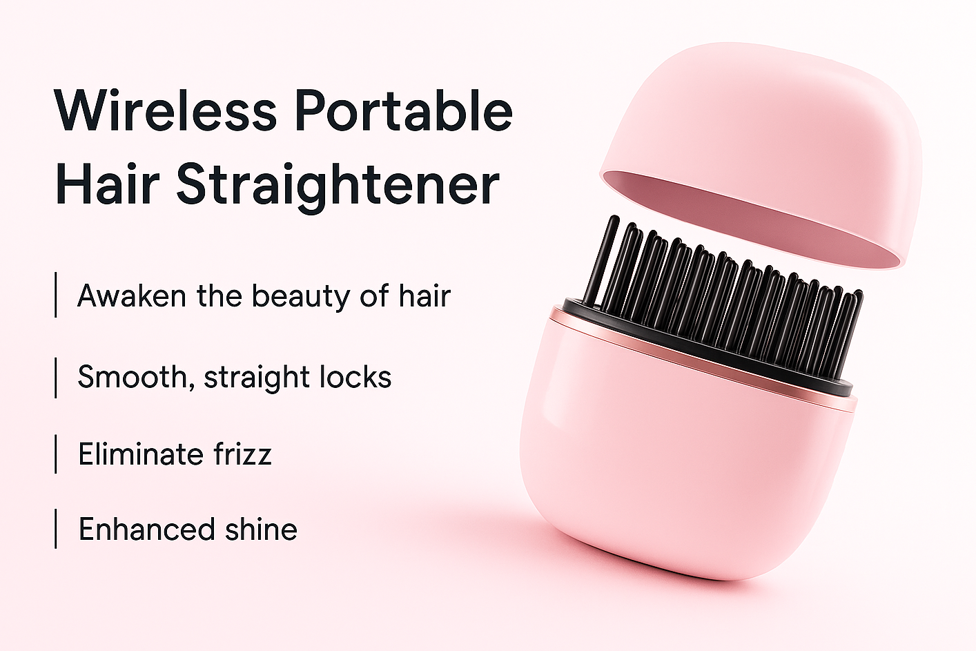 Portable Hair Straightening Comb