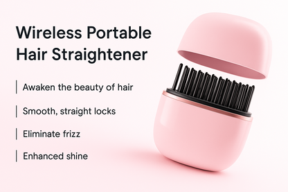 Portable Hair Straightening Comb
